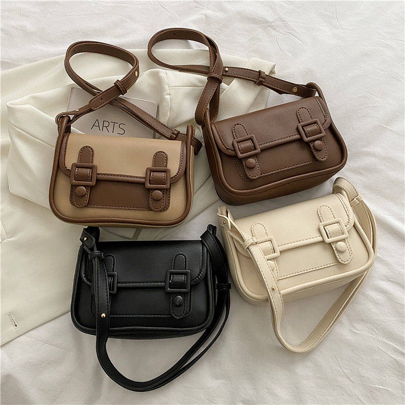 Cambridge Bag for Women 2022 New Trendy Fashion Color Contrast Small Square French Niche Underarm Bag All-Matching Ins Messenger Bag CXr4