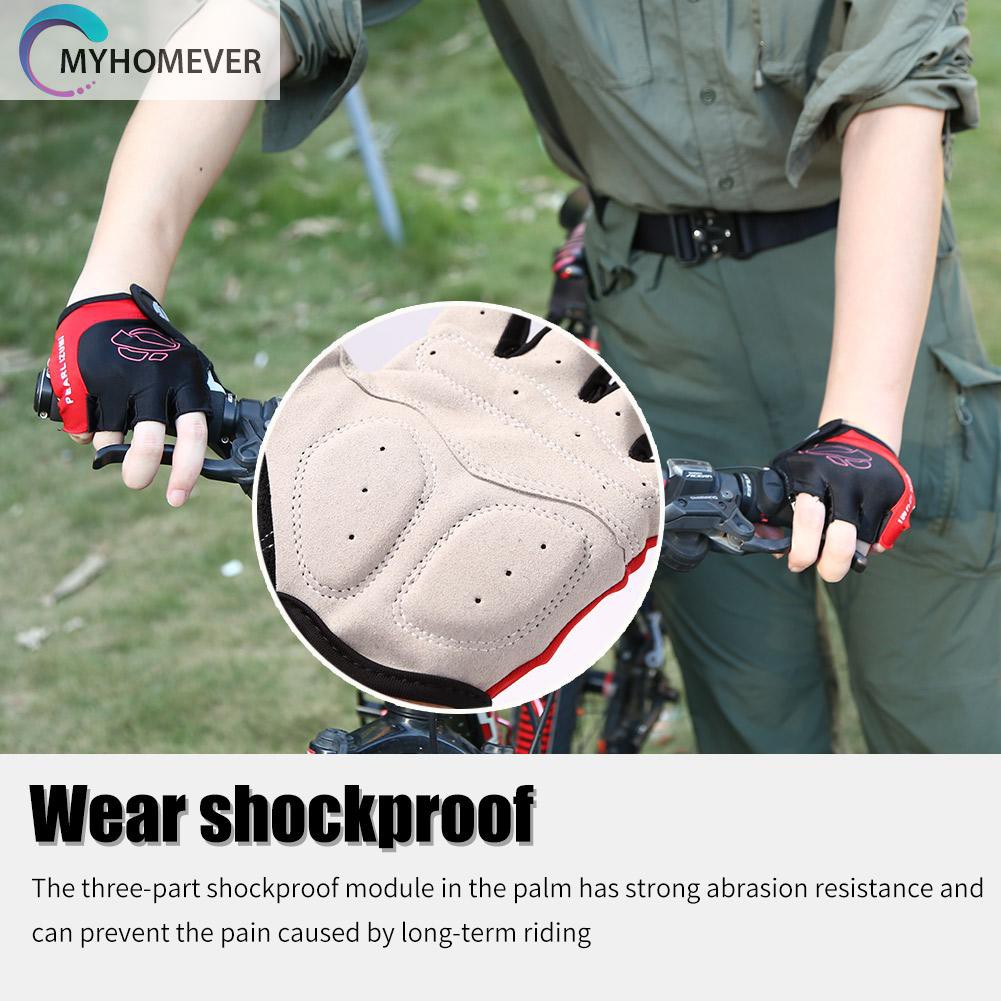 Găng Tay Hở Ngón Thoáng Khí Chống Trượt Cho Hoạt Động Ngoài Trời