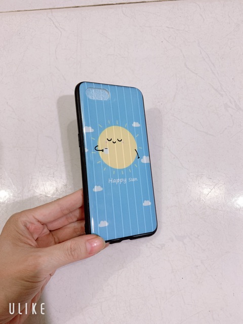 Ốp oppo A1K Hình mặt trăng vàng
