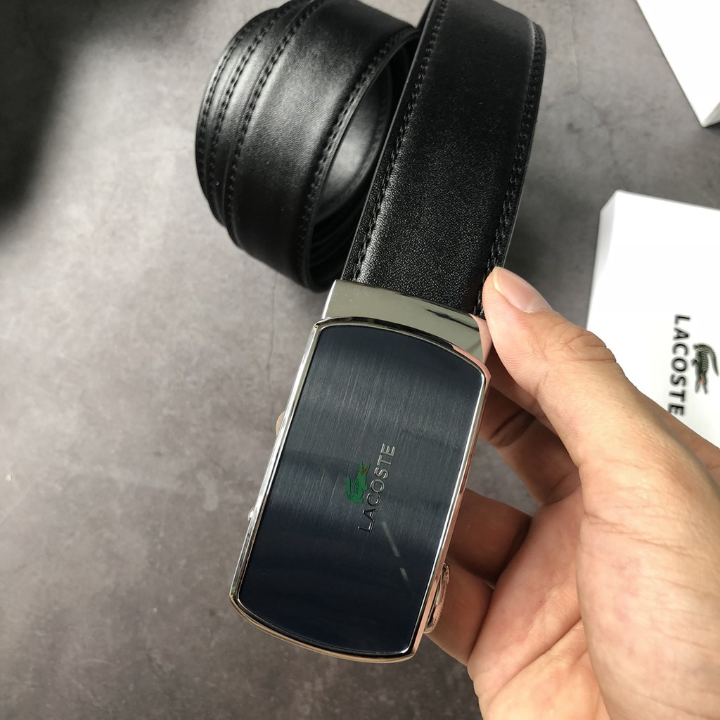 Nịt Lacoste 2 đầu tròn