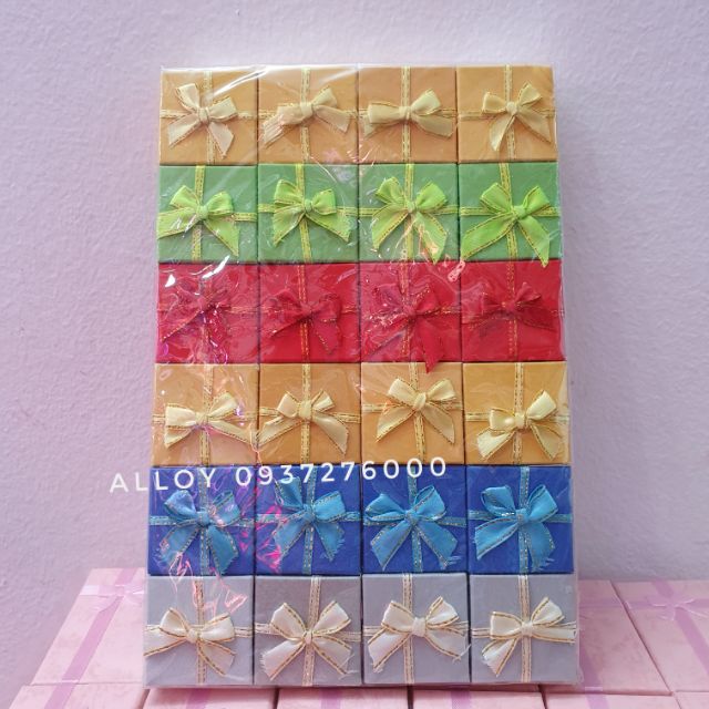 Combo 24 hộp giấy đựng nhẫn