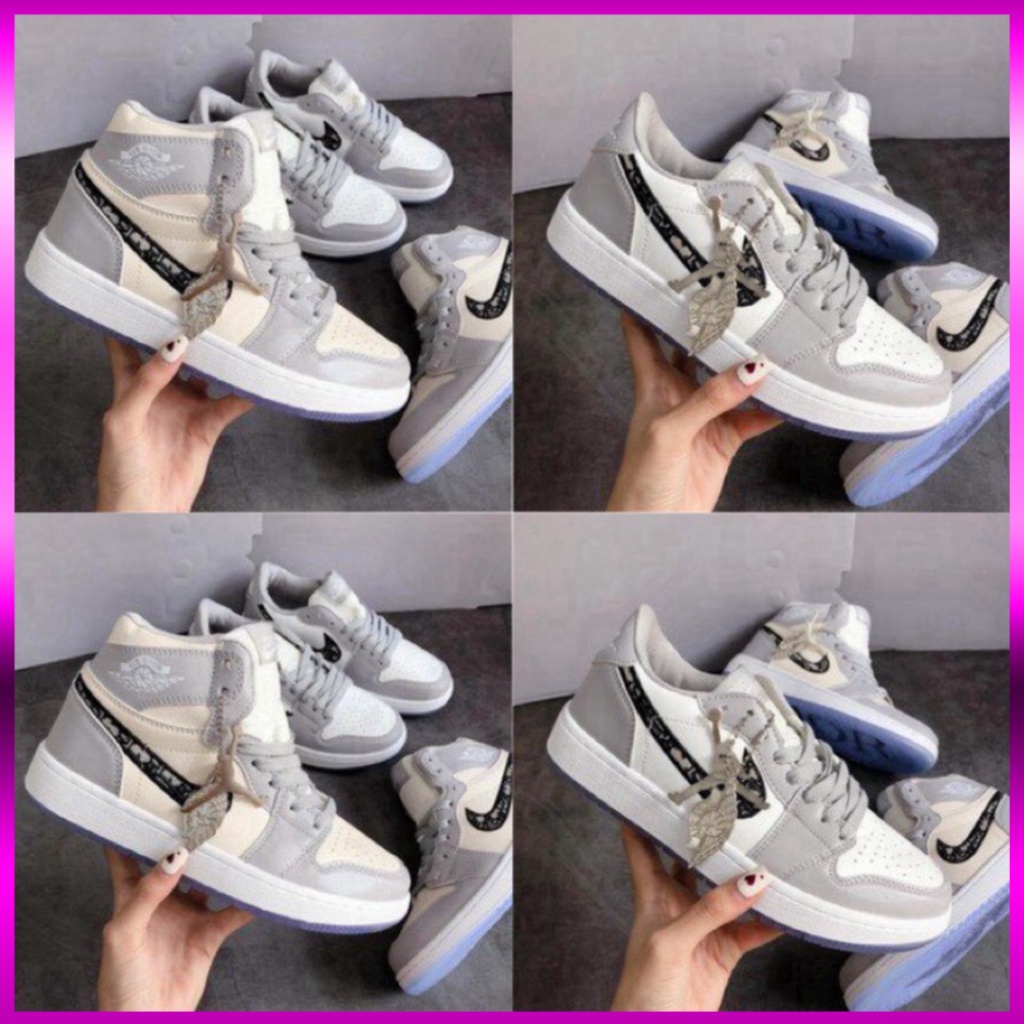 Giày Thể Thao 𝐉𝐨𝐫𝐝𝐚𝐧 𝐃𝐢𝐨𝐫 Cổ Cao Và Cổ Thấp,Giày Sneaker JD 1 Đế Triong
