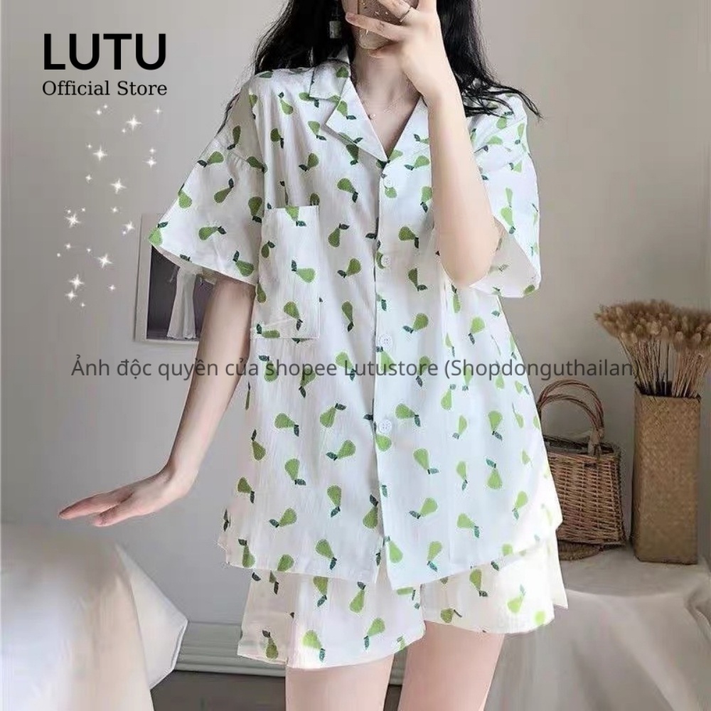 Bộ ngủ pijama ngắn hình mới