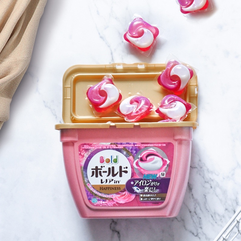 Viên Giặt Xả Gelball 3D Nhật Bản - Hộp 17 viên