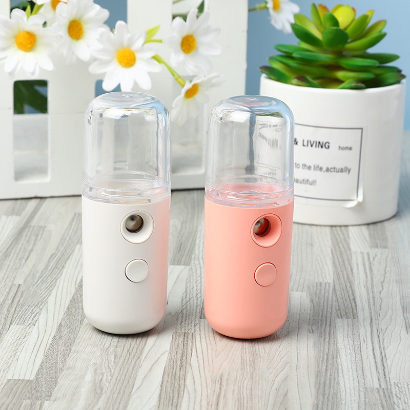 Máy Phun Sương Xông Hơi Mặt NaNo Mini Cầm Tay Hỗ Trợ Dưỡng Da (Nắp vặn dễ sử dụng)