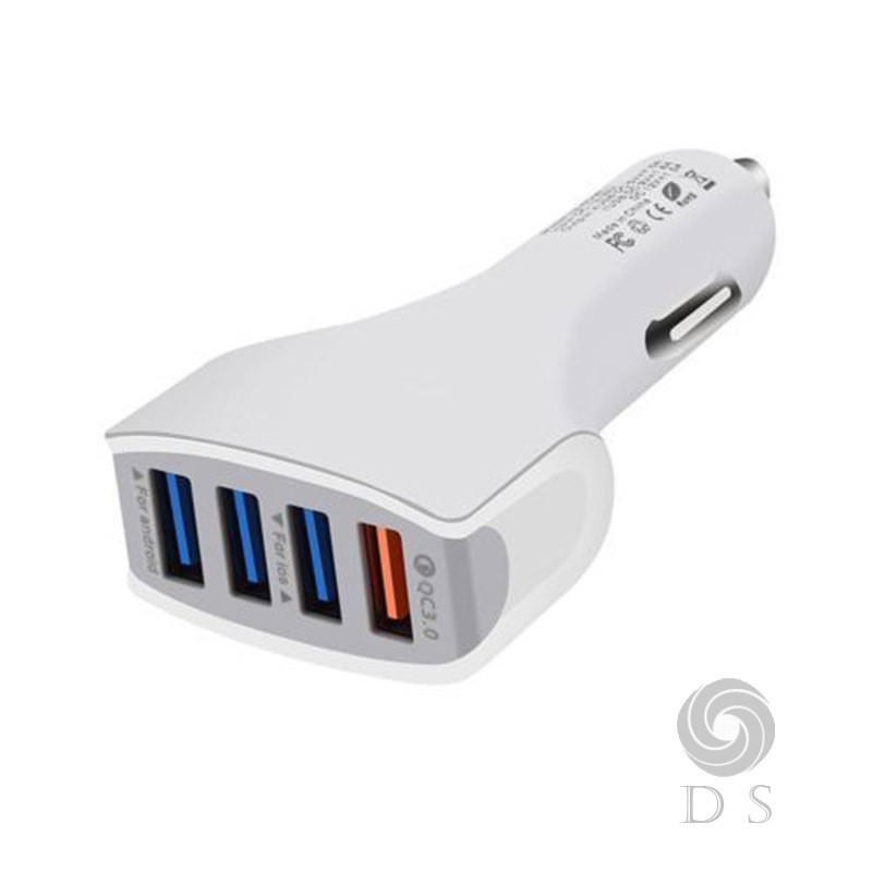 Cốc sạc 4 cổng USB 7A 35W trên xe ô tô