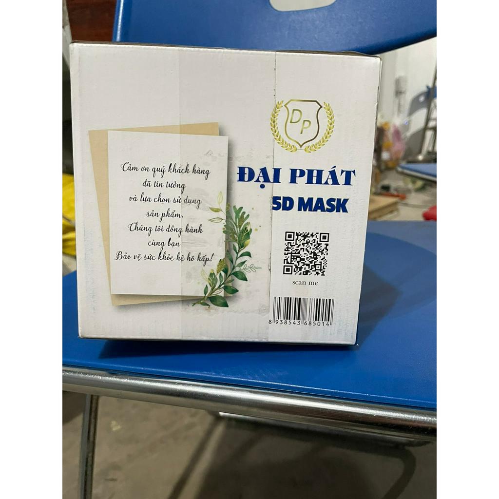 Khẩu trang 5D DP Mask 3 lớp kháng khuẩn hàng chính hãg công ty - BACHHOAHOAHONG