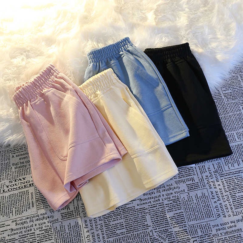 COZOKC COZOK Quần đùi thể thao COZOK ống rộng phong cách thời trang Hàn Quốc
