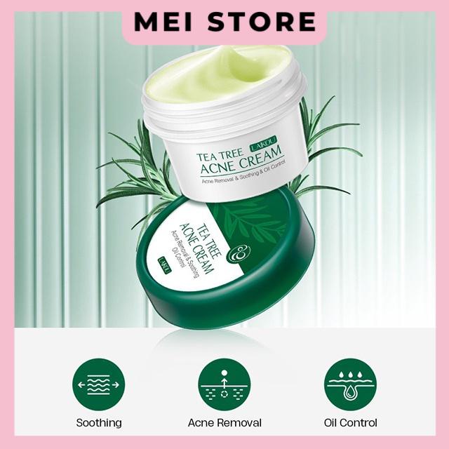 Kem Dưỡng Giảm Mụn LAIKOU Chiết Xuất Tràm Trà Kiềm Dầu Mềm Mịn 20g
