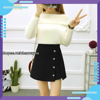 [rẻ vô địch chân váy xẻ tà nút mẫu b vxn mt296 shop váy học sinh