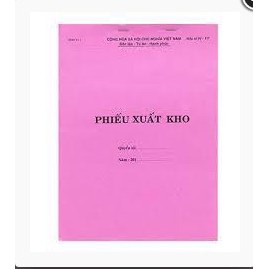 Phiếu nhập kho/xuất kho A4 1 liên