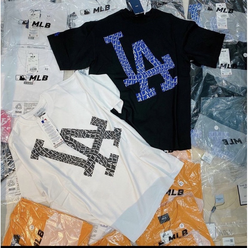 Áo MLB logo meta LA