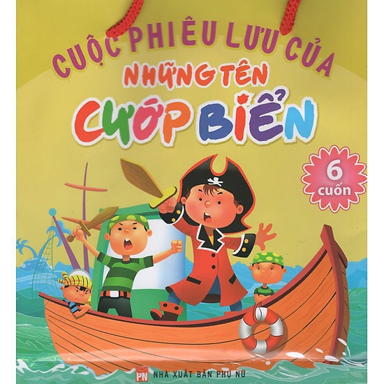 Sách - Cuộc phiêu lưu của những tên cướp biển - Combo 6 cuốn