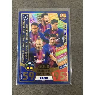 thẻ match attax lấp lánh các mùa