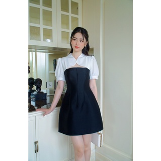 Váy cutout phần ngực thanh lịch quyến rũ Camellia Dress - Hàng thiết kế chất lượng cao Jolie