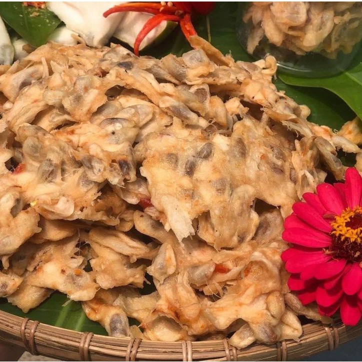 Mãng cầu sấy muối ớt chua cay sấy dẻo có kèm muối tôm - hộp 300g