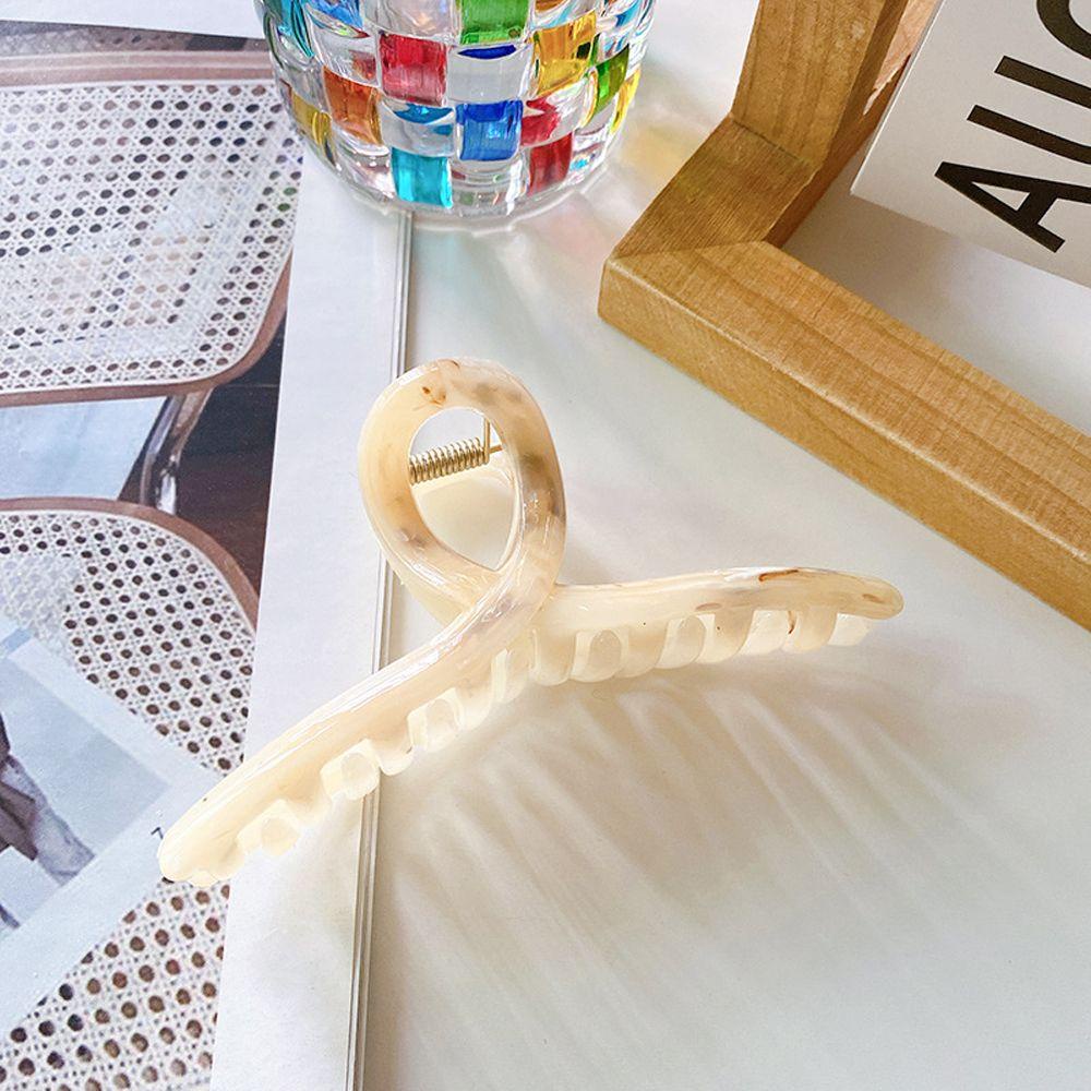 Kẹp Tóc Càng Cua Bằng Acrylic Màu Gradient Thanh Lịch Cho Nữ