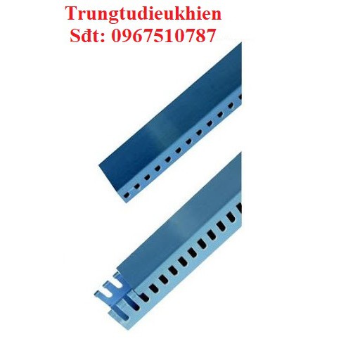 Máng nhựa lắp tủ điện 40x60 mm (2m/1Thanh)- màu xanh