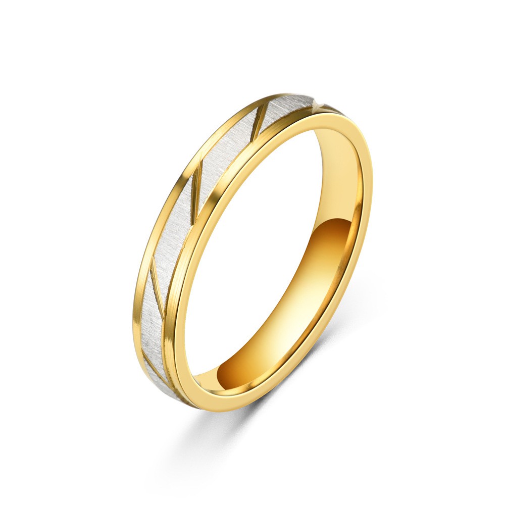 Nhẫn đính hôn thép titan thiết kế mát mẻ và thời trang cho nam và nữ