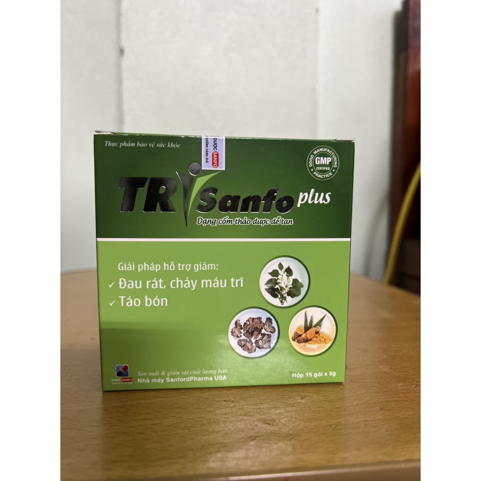Trisanfo plus (Tri sanfo)-không lo bị trĩ