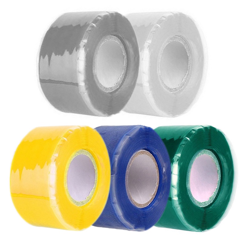 Băng keo tự dính áp suất cao 1PCS Ống nước Cố định Dừng đường ống nước trong vườn Băng sửa chữa đường ống nước Băng keo silicon tự chảy 2,5cm '1,5m