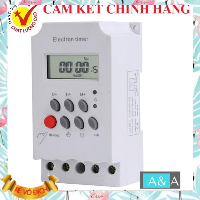 Công tắc hẹn giờ thông minh KG316T-II tắt mở tự động chuẩn công nghiệp 25A ổ cắm hẹn giờ