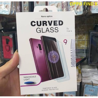 Kính Cường Lực Full Keo UV thế hệ mới Cho Oppo Find X Full màn hình ( Trong suốt )