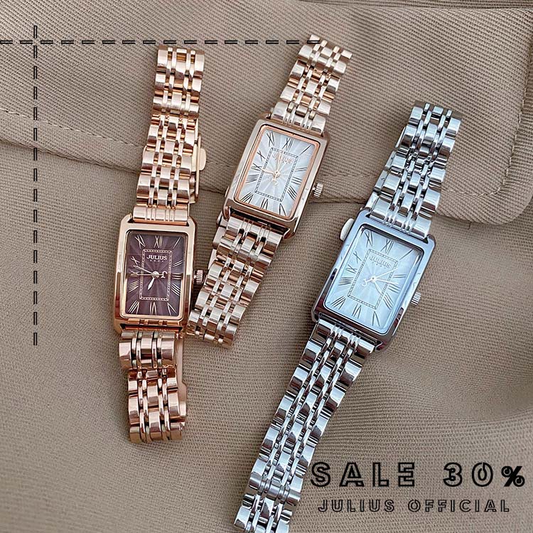 Julius Official | Đồng hồ nữ Julius JA-1252 dây thép