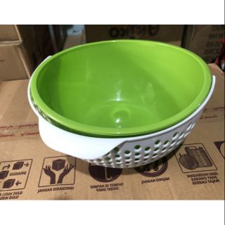 (Mua 10 tặng 1)Hàng khuyến mãi : Bộ Thau Rổ Kéo Nhựa Tân Lập Thành - Kt: (27.5 x 25 x 11.5) cm