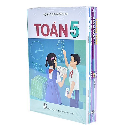 Bộ sách giáo khoa lớp 5 - 8 quyển