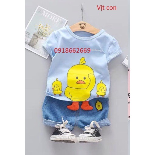 Bộ hè bé trai sét xương rồng, cotton 4 c cao cấp size 6-20kg