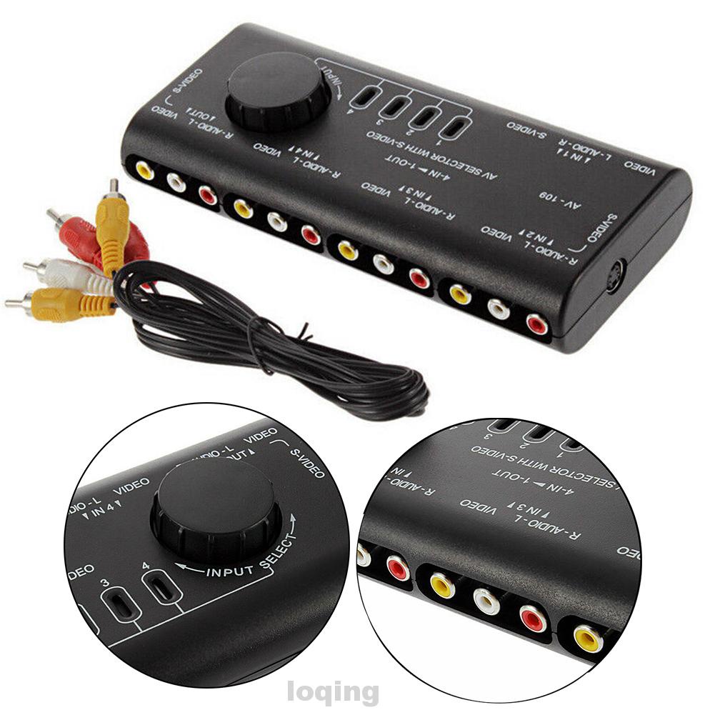 Bộ chia tín hiệu Video TV DVD 4 trong 1 dễ sử dụng | BigBuy360 - bigbuy360.vn