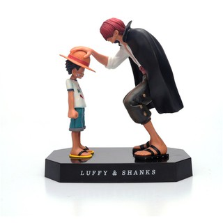 Mô hình nhân vật Luffy shanks 17.5cm trang trí