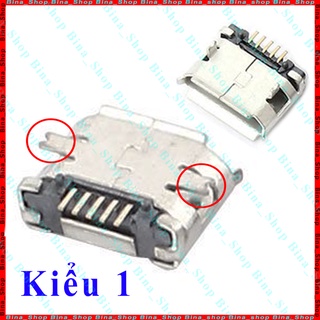 (2 cái) Đầu Micro USB 5 chân hàn mạch