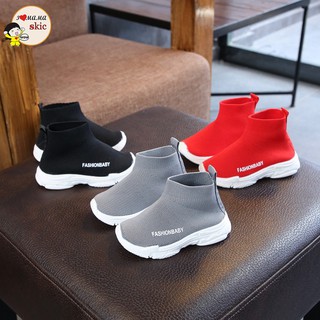 Giày thể thao đế cao su chống trượt năng động cho bé trai và bé gái