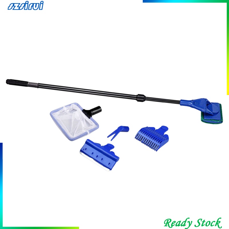 Bộ dụng cụ vệ sinh kính bể cá thiết kế 5 trong 1