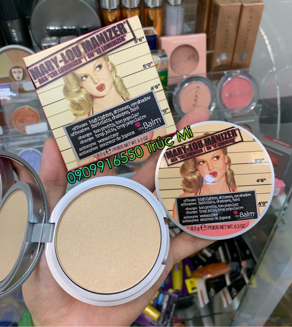 Phấn bắt sáng The Balm Mary Lou