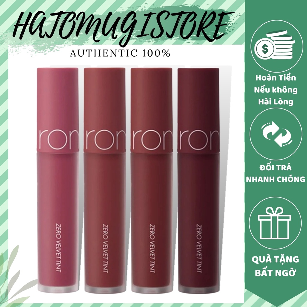  Son romand zero [Hot New_Hàng Auth] Son kem lỳ mềm môi Romand Zero Velvet Tint lâu trôi | BigBuy360 - bigbuy360.vn