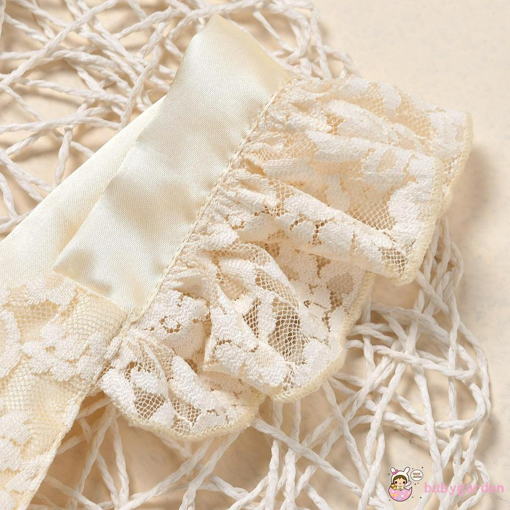 Đầm Công Chúa Phối Lưới Cho Bé Gái