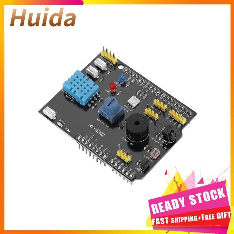 Bản Mạch Mở Rộng Đa Năng 9 Trong 1 Cho Arduino R 3 Lm 35 / Dht 11