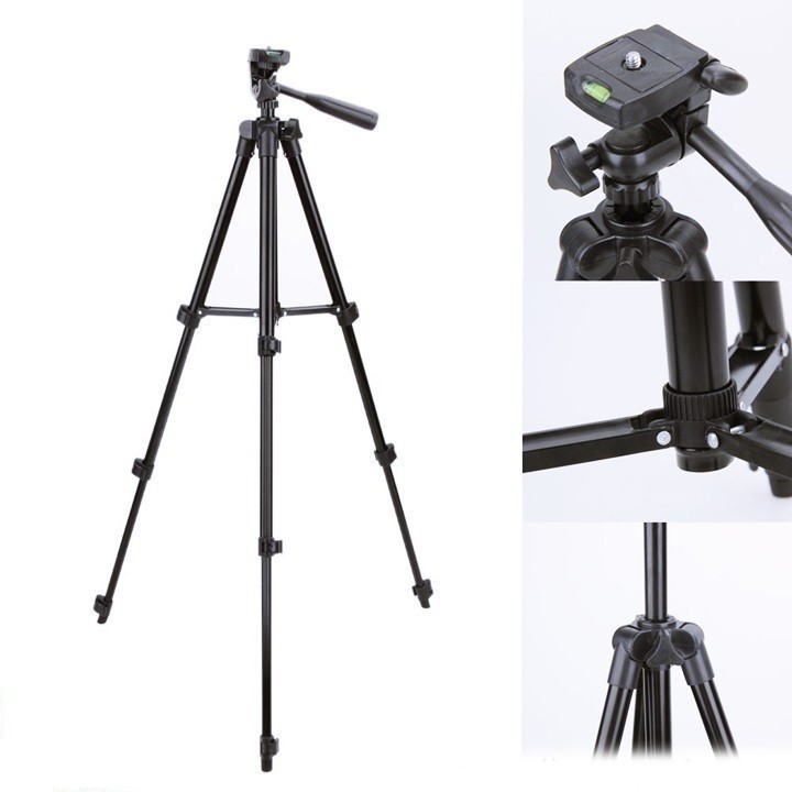 Gậy 3 chân Tripod TF 3120 + nút chụp ảnh + kẹp điện thoại