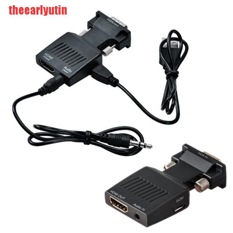 Bộ Chuyển Đổi Âm Thanh Utin 1080p Vga Sang Hdmi Chuyên Dụng | BigBuy360 - bigbuy360.vn