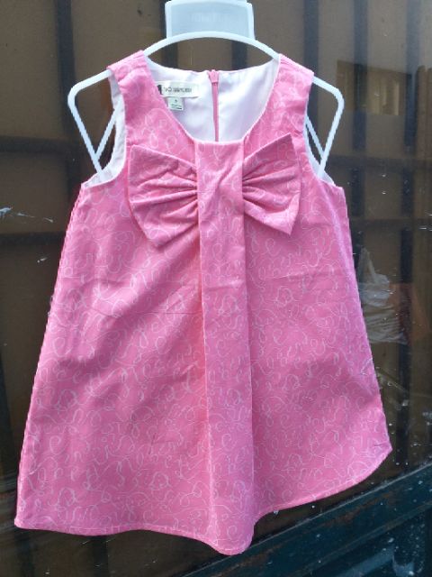 Đầm nơ chữ A sise:8 cho bé từ 28kg đến 31kg