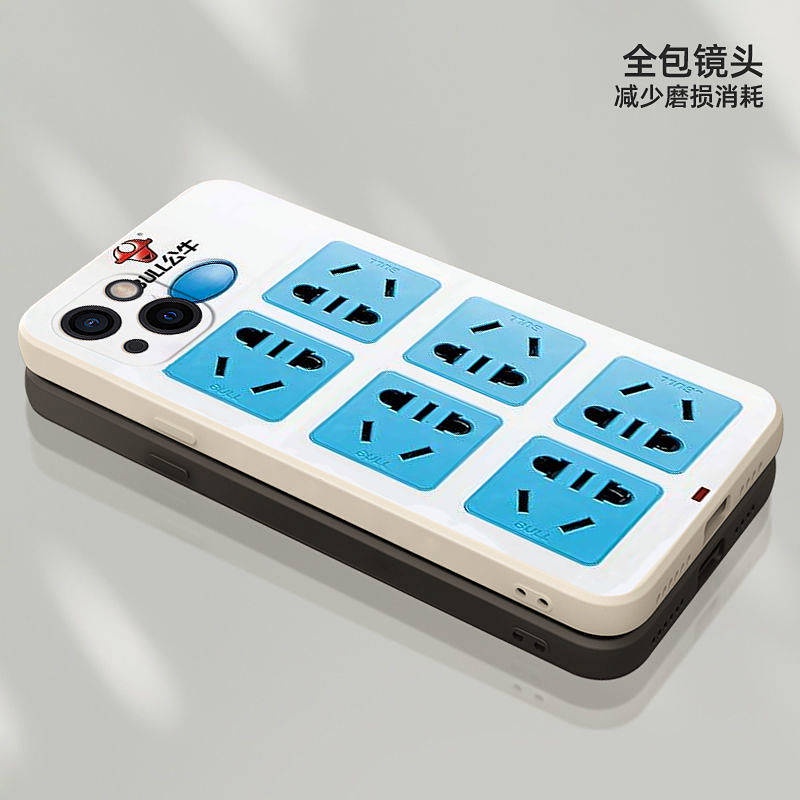 Ốp điện thoại silicone mềm chống rớt kiểu sáng tạo thích hợp cho iphone 13 12Promax 11 XR Xs 6s 8P utiC