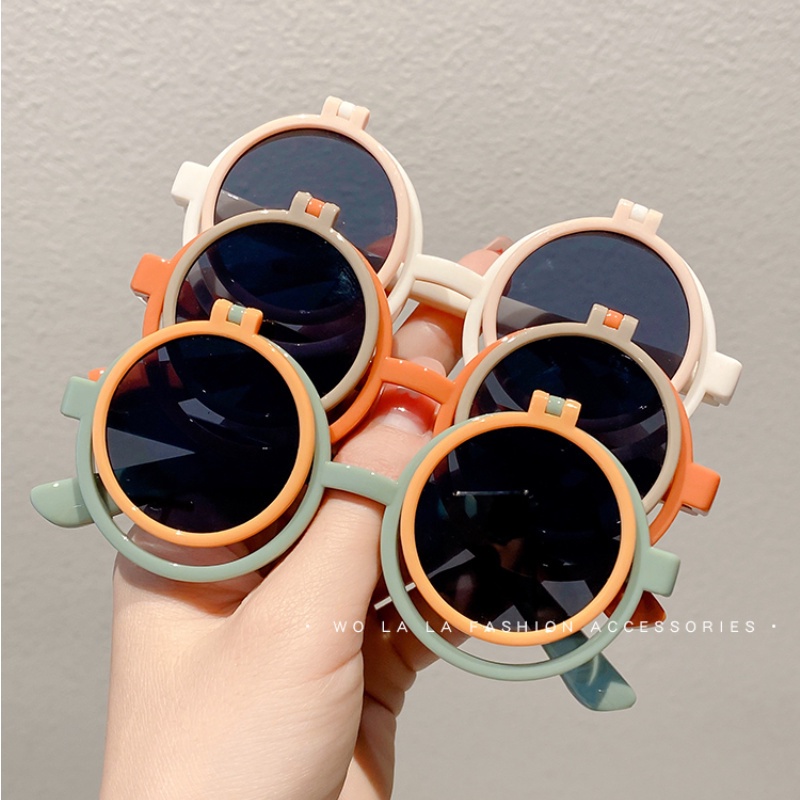 Kính Mát Phân Cực Chống Tia UV Họa Tiết Hoạt Hình Dễ Thương Dành Cho Bé