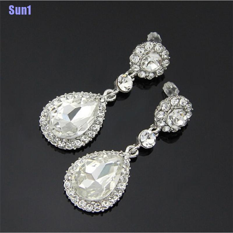 1 Bông Tai Hình Giọt Nước Thời Trang Dành Cho Nữ