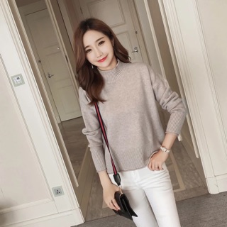 Áo len cổ 3 phân