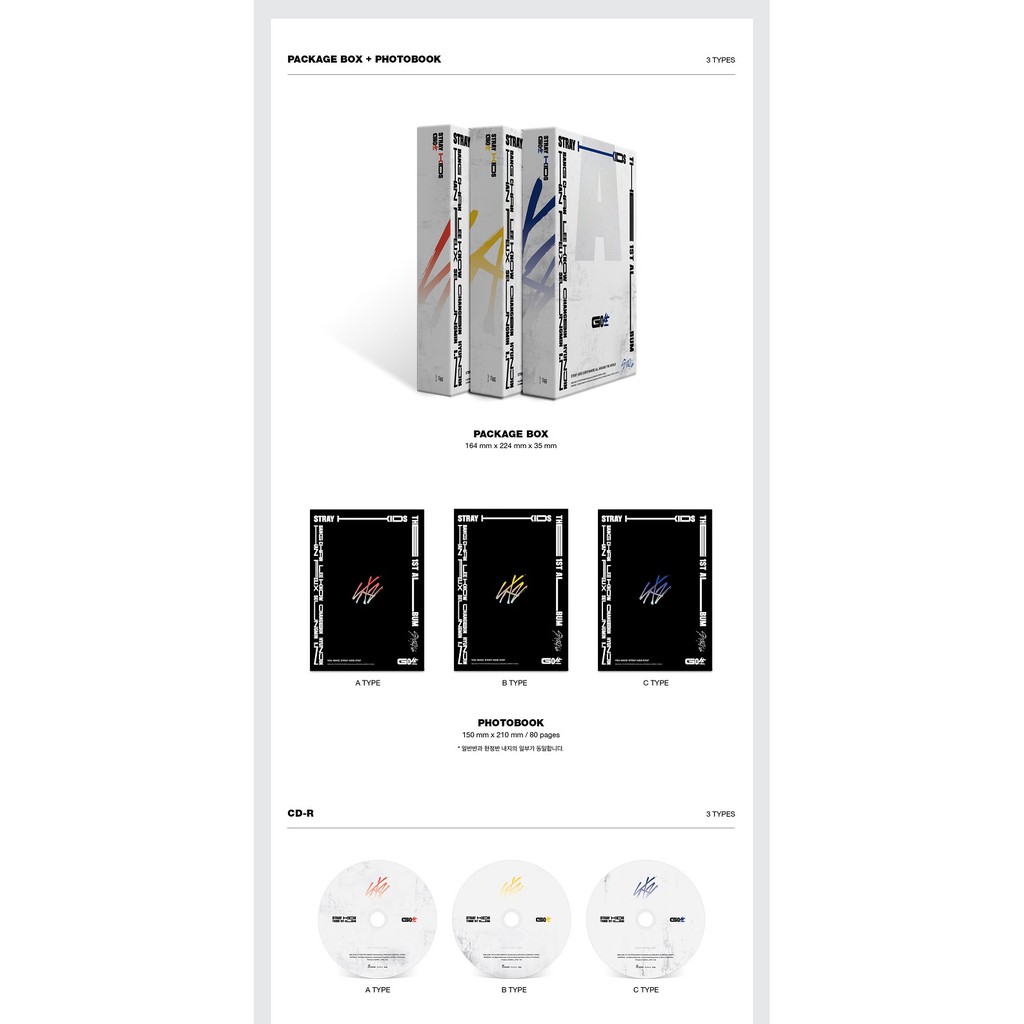 JYP Entertainment Stray Kids - Go Live Standard Version Random