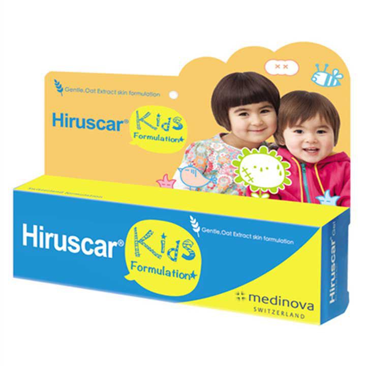 Gel Cải Thiện Sẹo, Thâm, Ngứa, Vết Côn Trùng Cắn Hiruscar Kids Cho Trẻ Em 10g