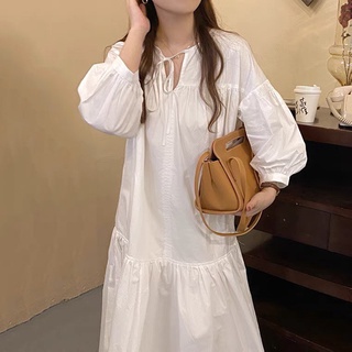 Đầm suông đuôi cá phong cách Hàn Quốc